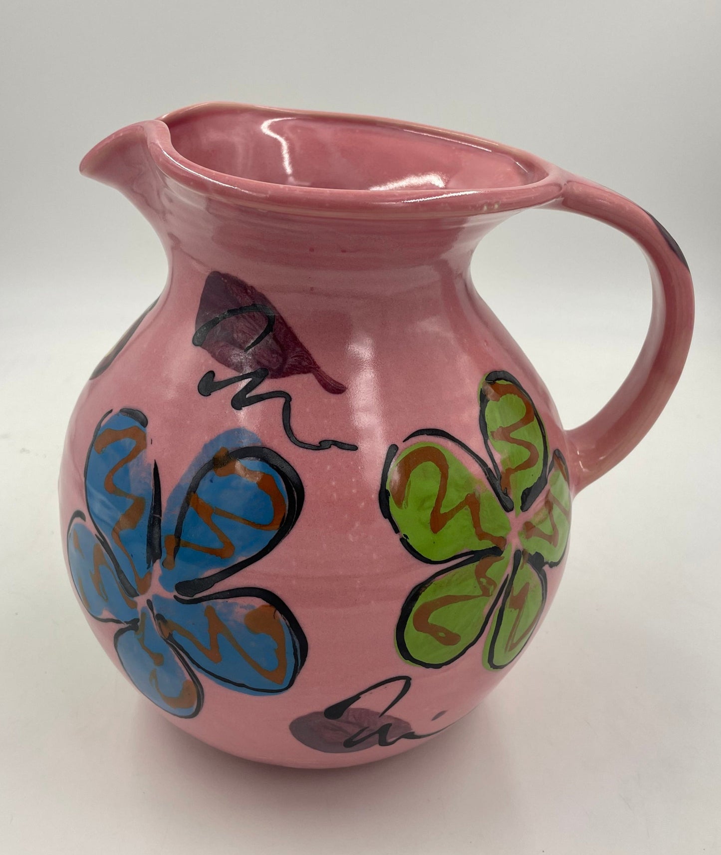 Pink Poppy Pitcher