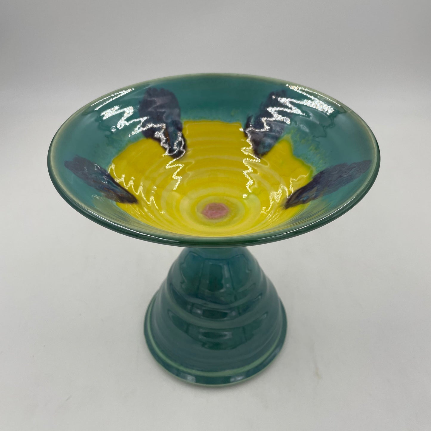 Teal Monkey Bowl