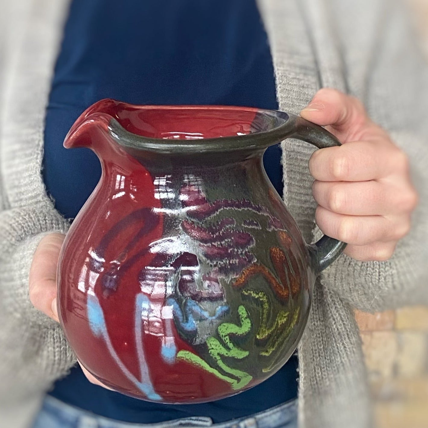 Red Craze Pitcher
