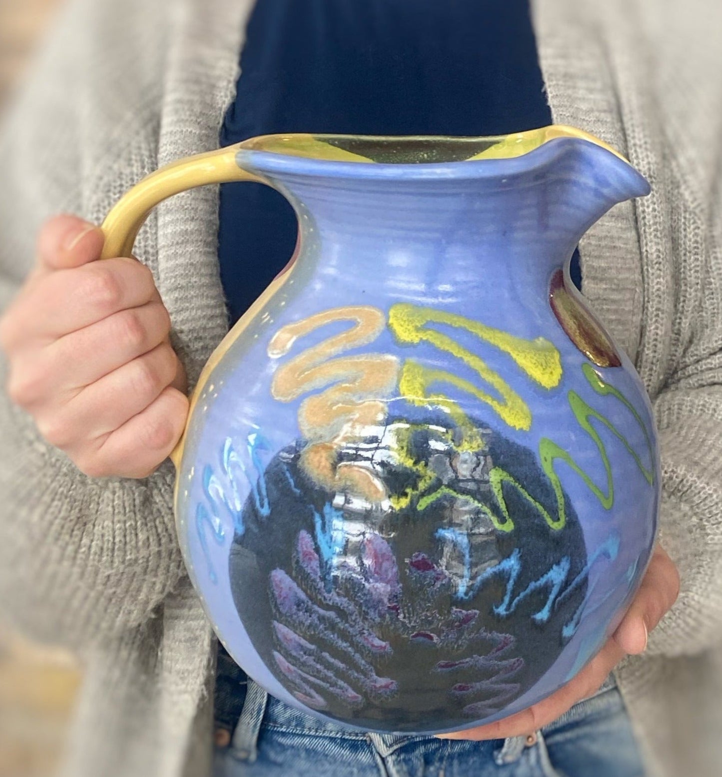 Mardi Gras Pitcher