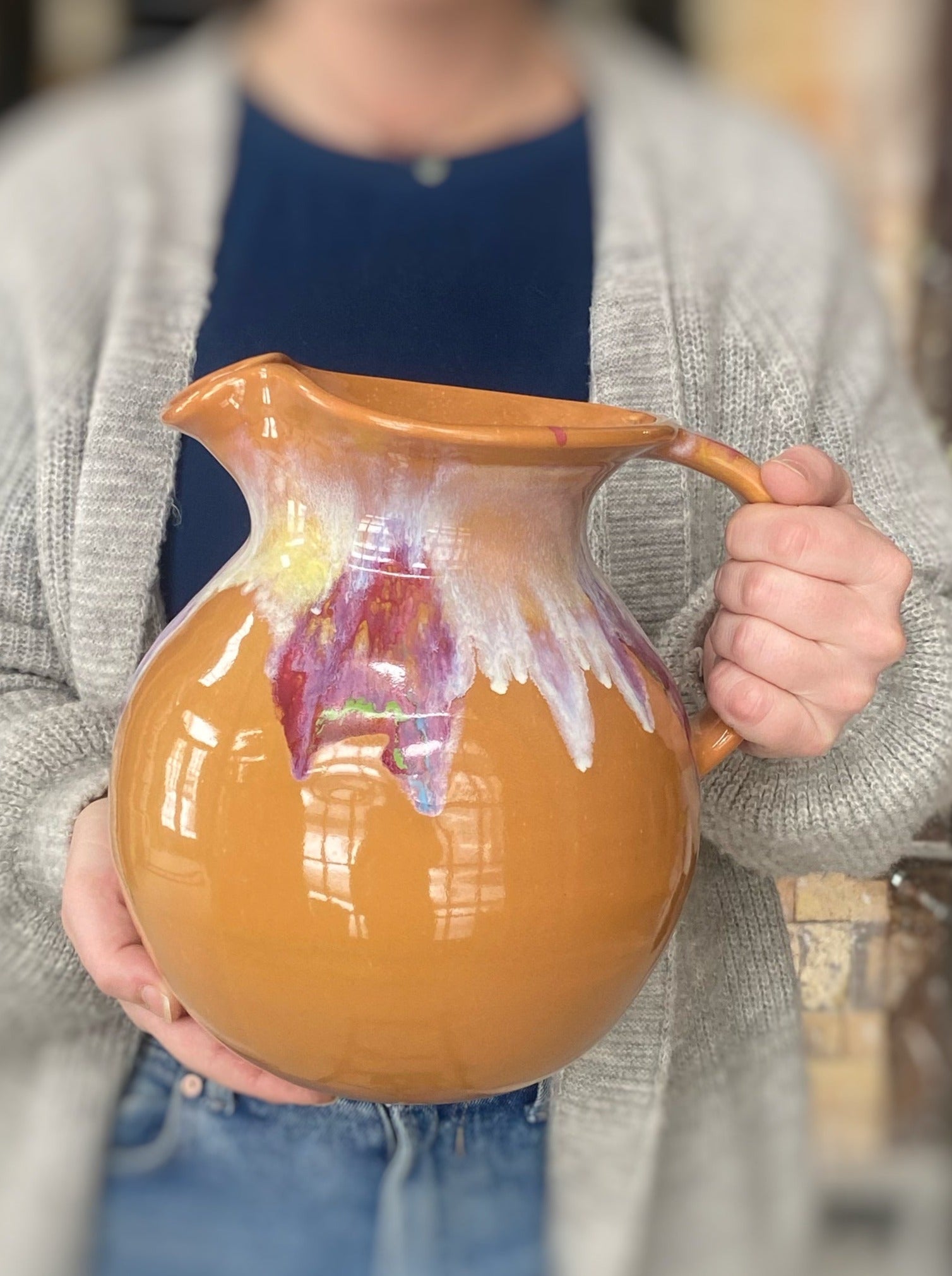 Mango Pitcher - Lasser Ceramics