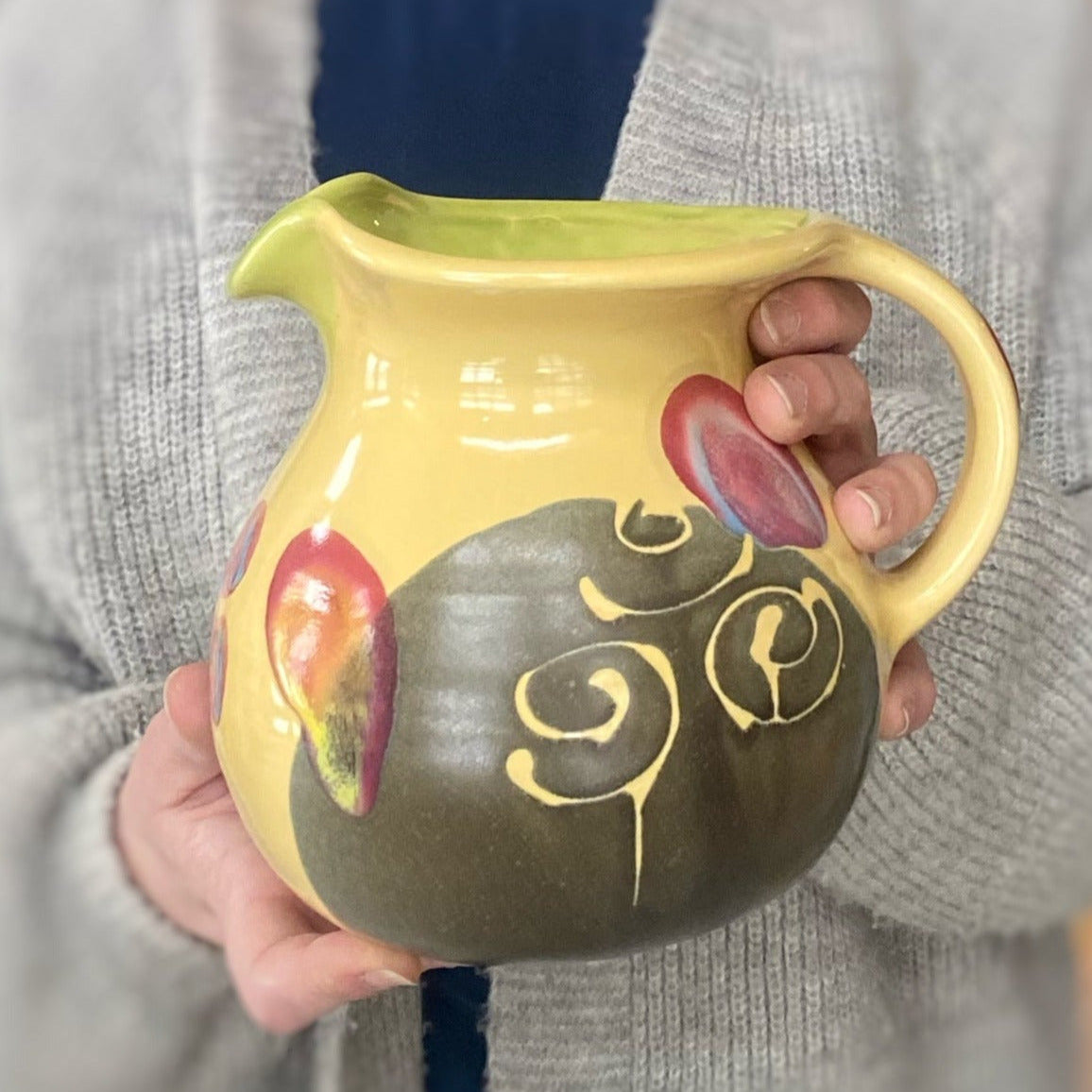 Marigold Poppy Pitcher