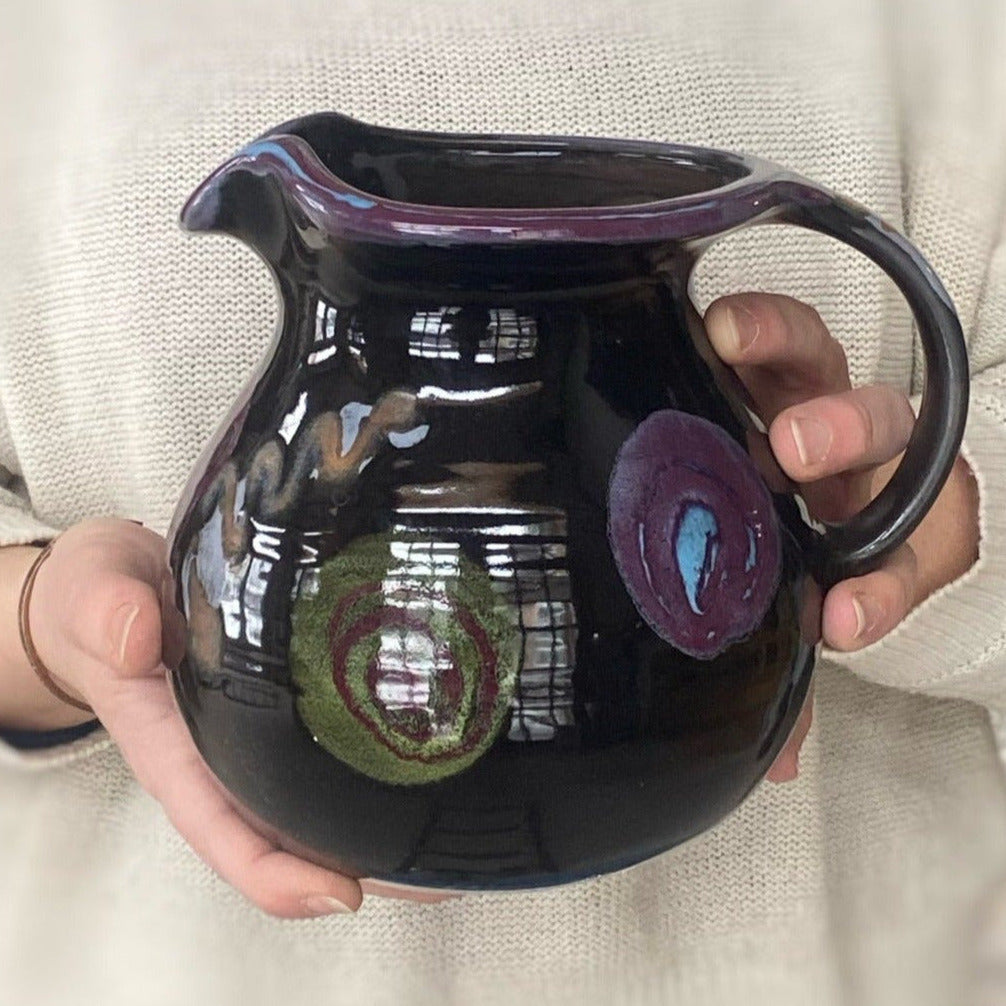 Black Out Pitcher - Lasser Ceramics