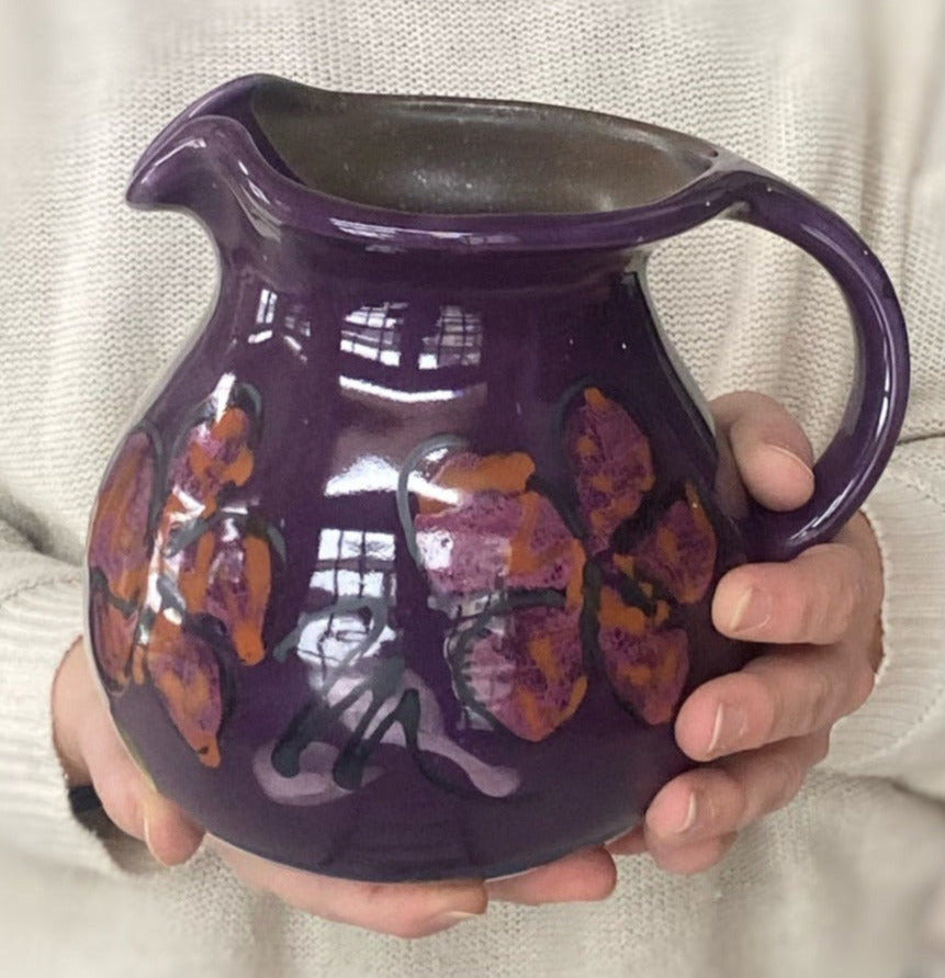 Purple Poppy Pitcher