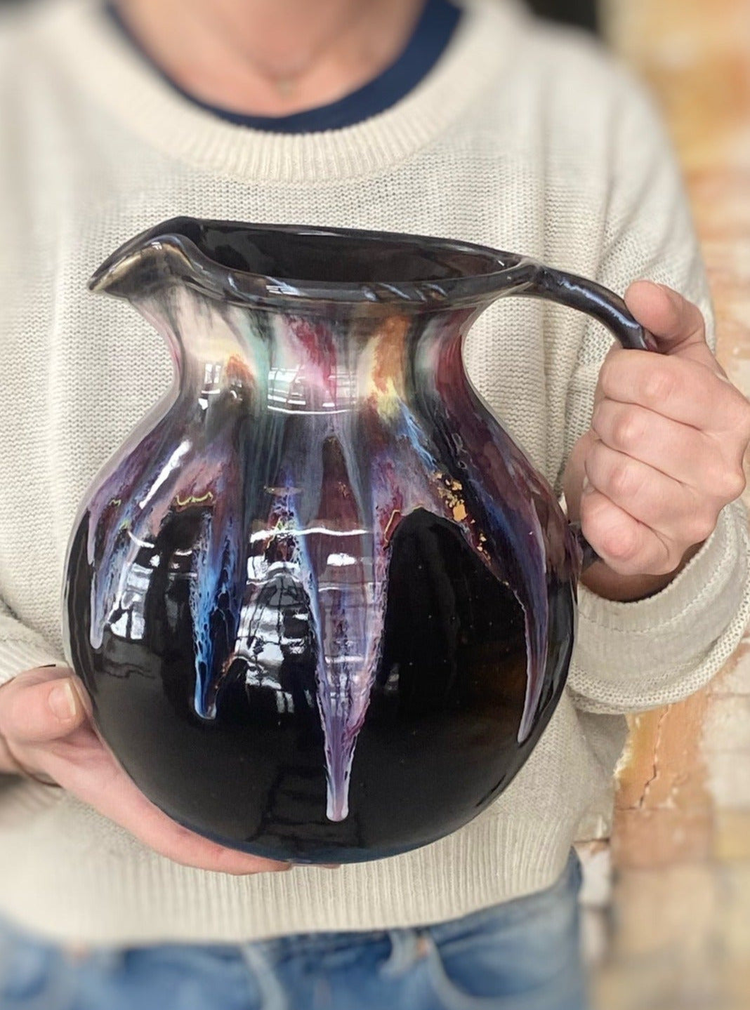 Pearl Pitcher - Lasser Ceramics
