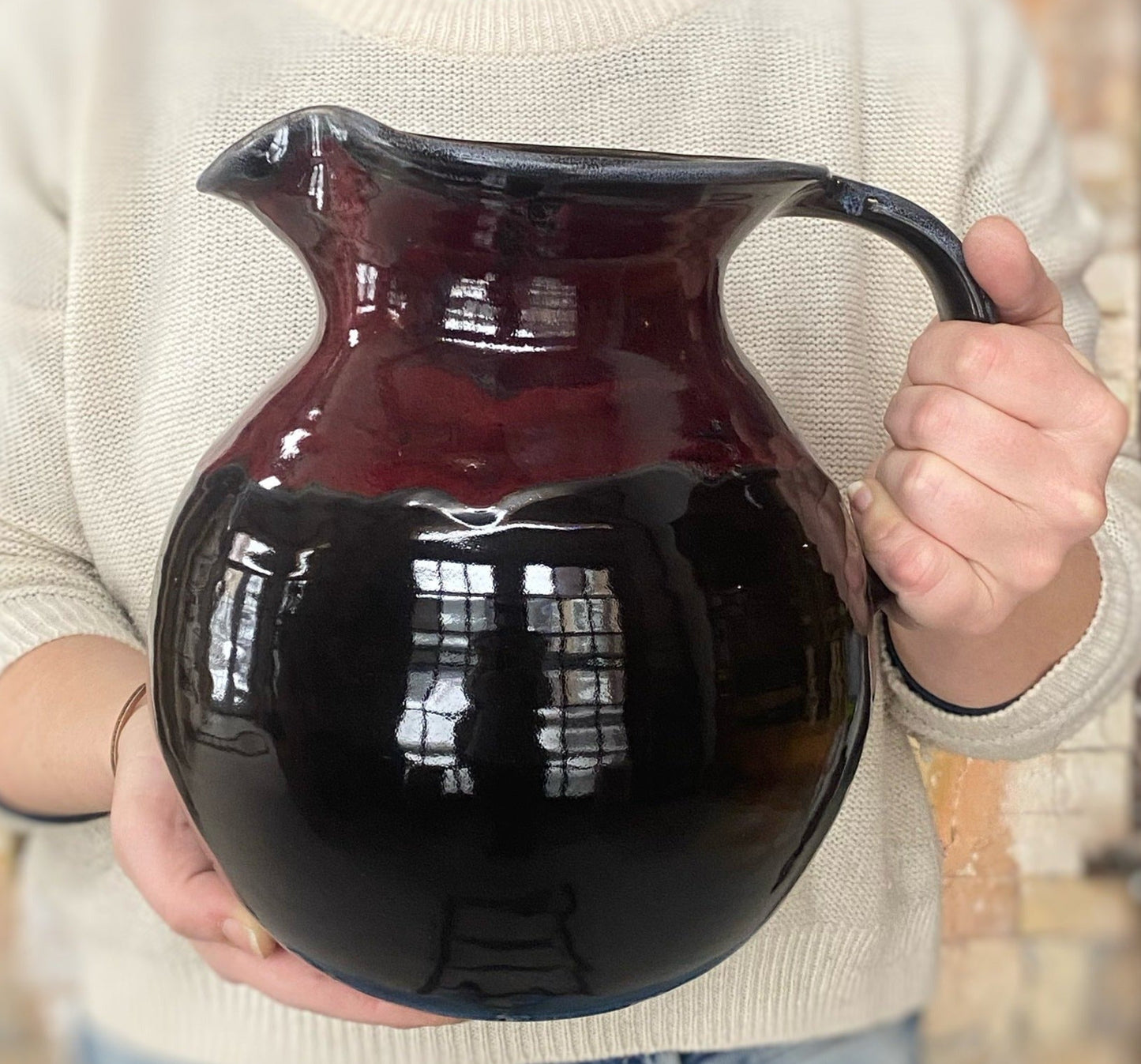 Midnight Tulip Pitcher