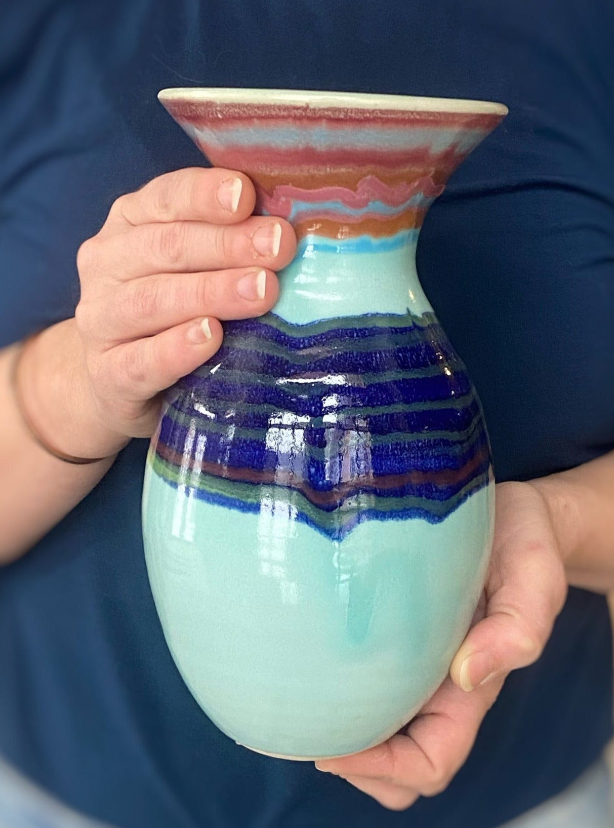 Jaded Petite Vase - Lasser Ceramics