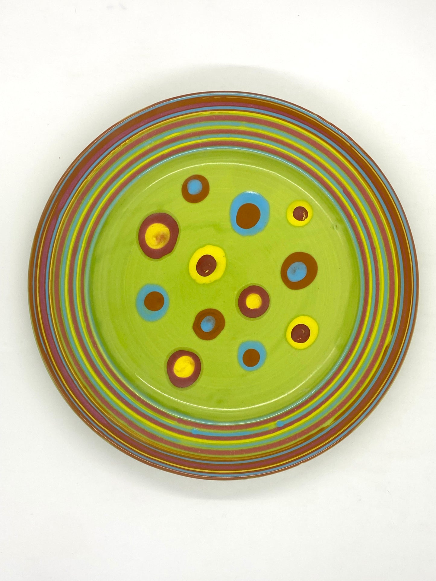 Planet Green Platter - Lasser Ceramics