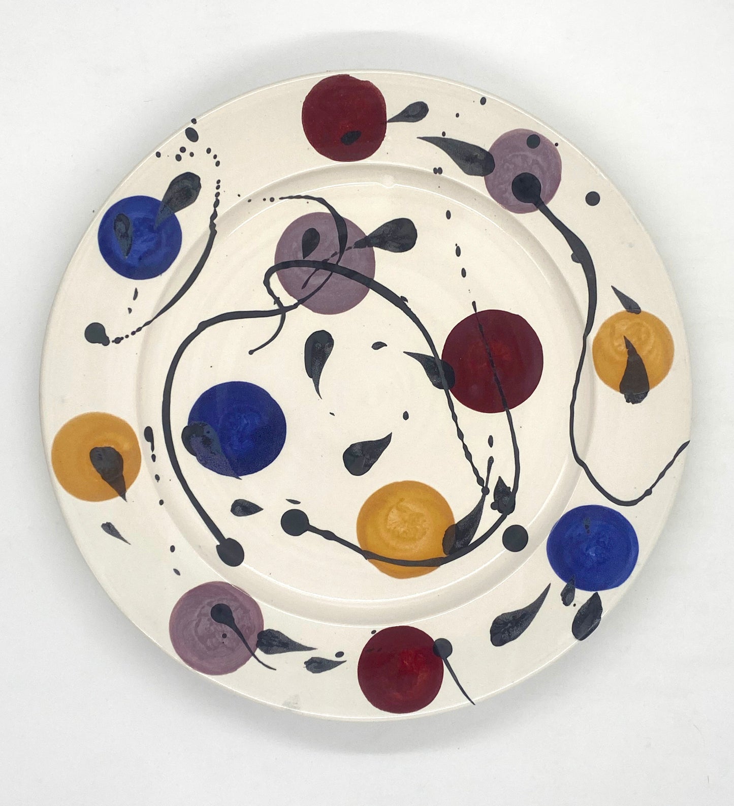 Clear White Platter - Lasser Ceramics