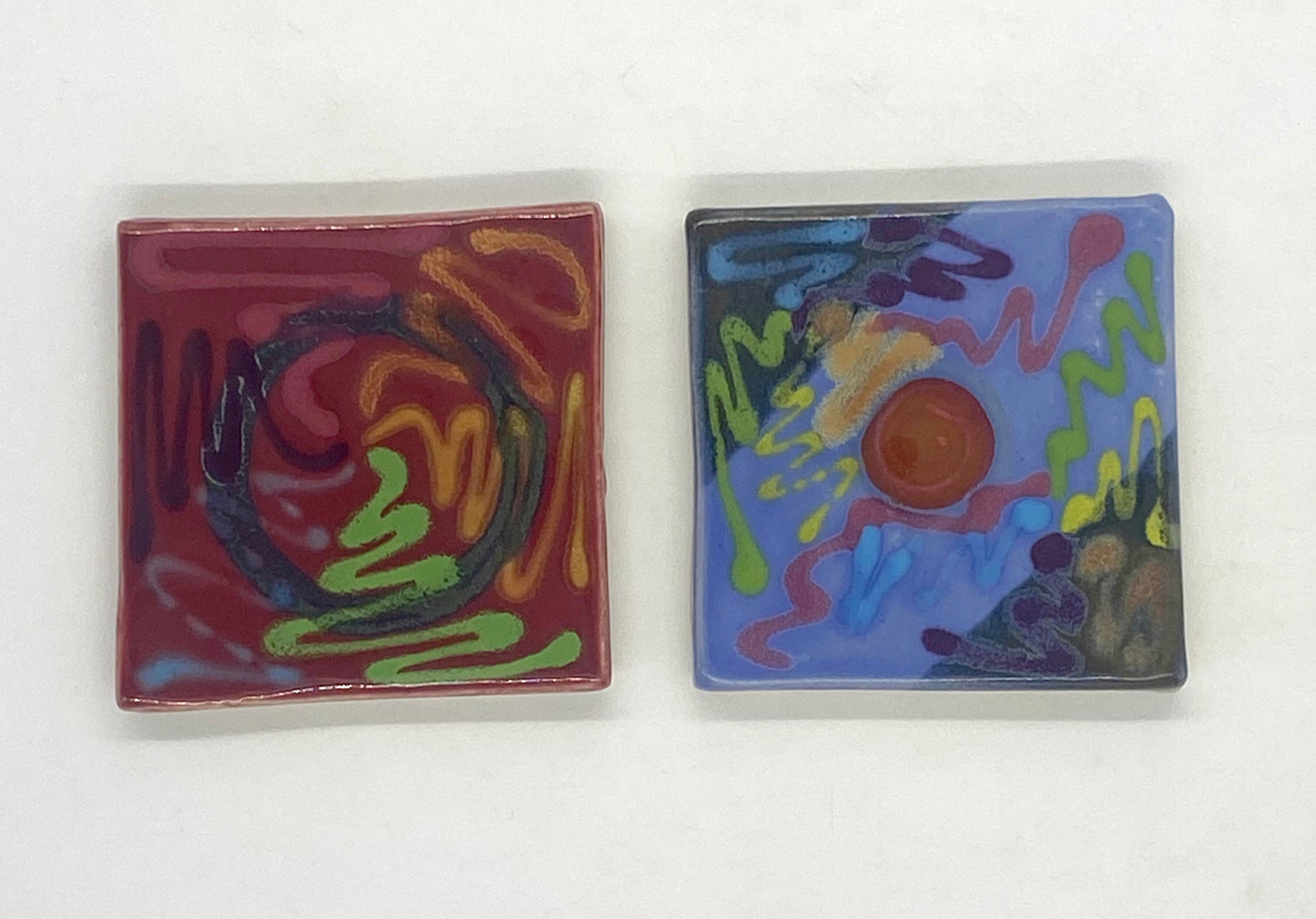 Red Craze Tile - Lasser Ceramics