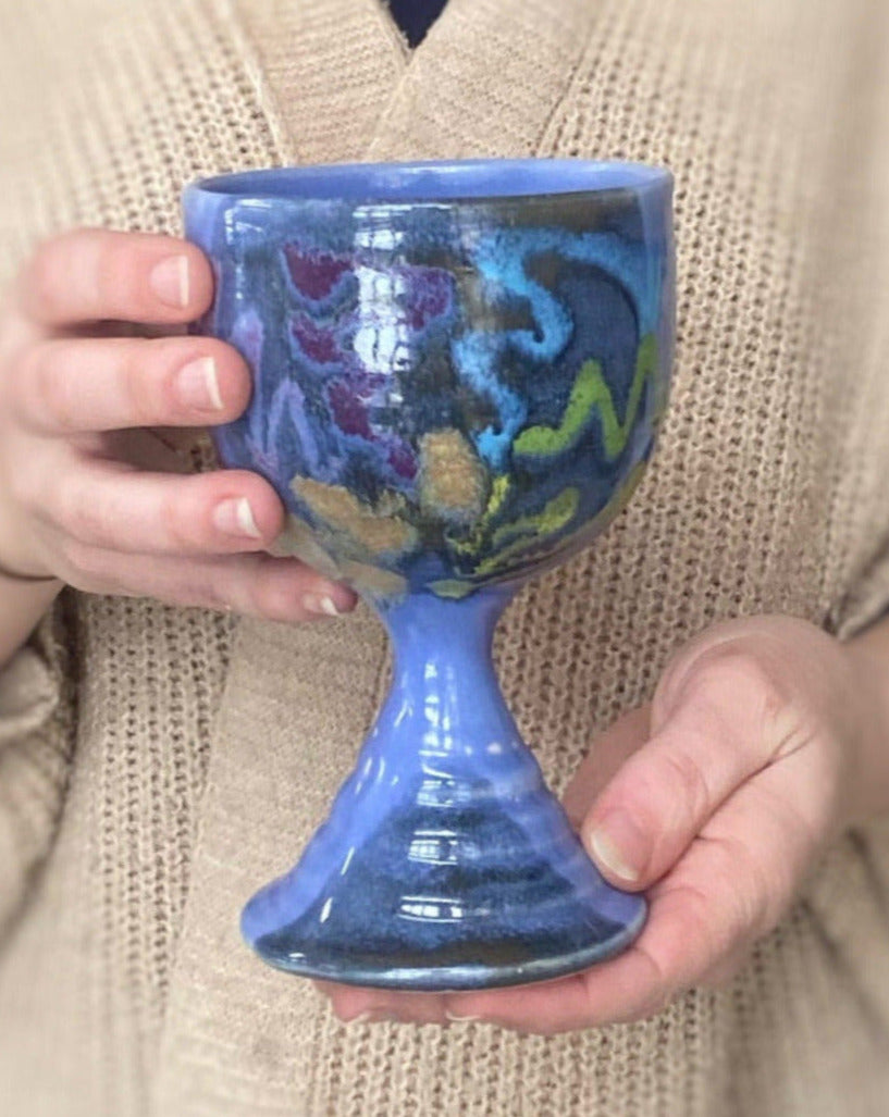 Blue Craze Goblet