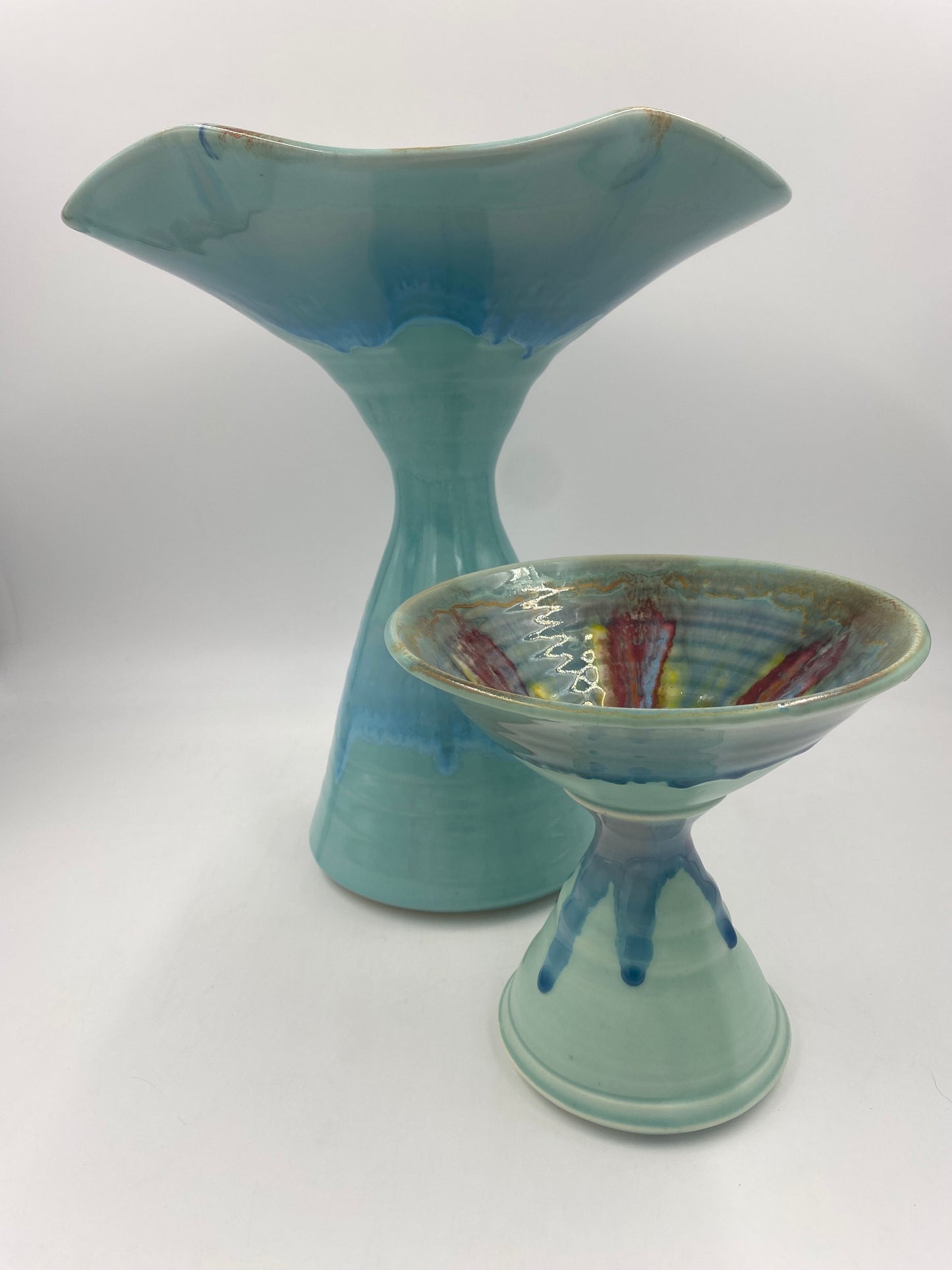 Sand Dollar Compote Bowl - Lasser Ceramics