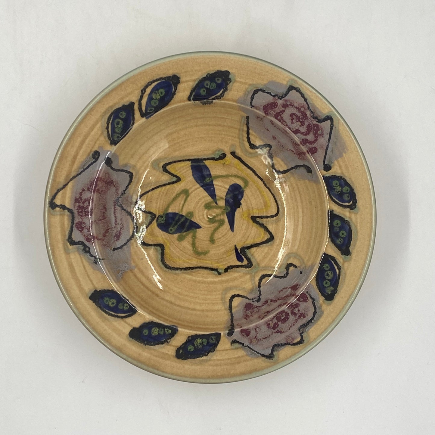 Vermont Rose Pasta Bowl - Lasser Ceramics