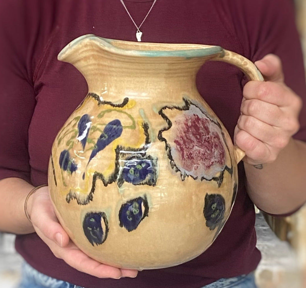 Vermont Rose Pitcher - Lasser Ceramics