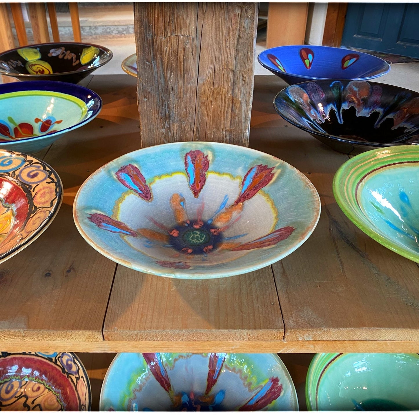 Sand Dollar Conical Bowl - Lasser Ceramics