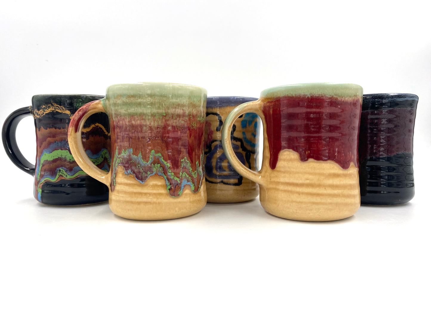 Midnight Tulip Mug - Lasser Ceramics