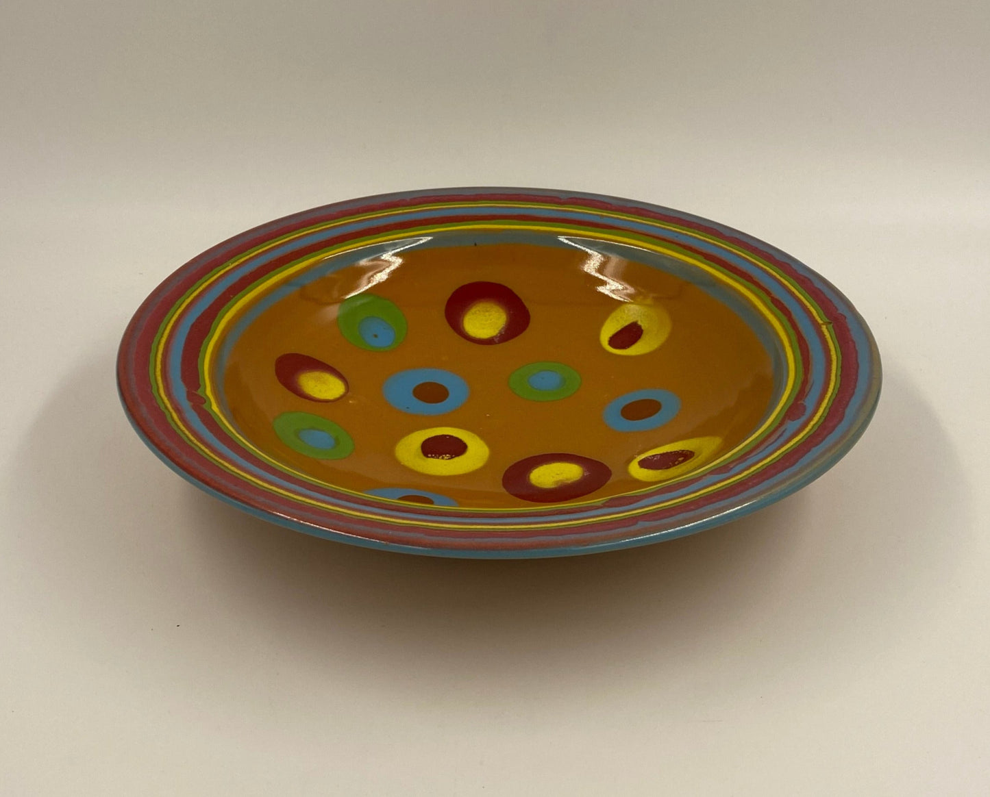 Saturn Orange Pasta Bowl - Lasser Ceramics