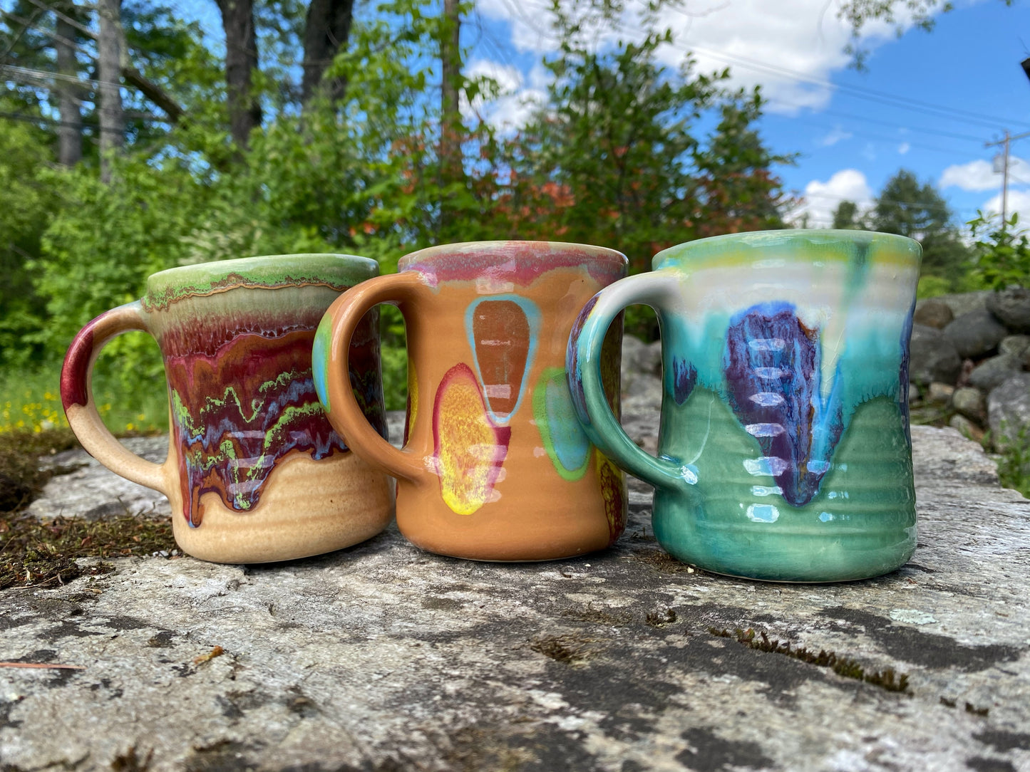 Saturn Orange Mug - Lasser Ceramics