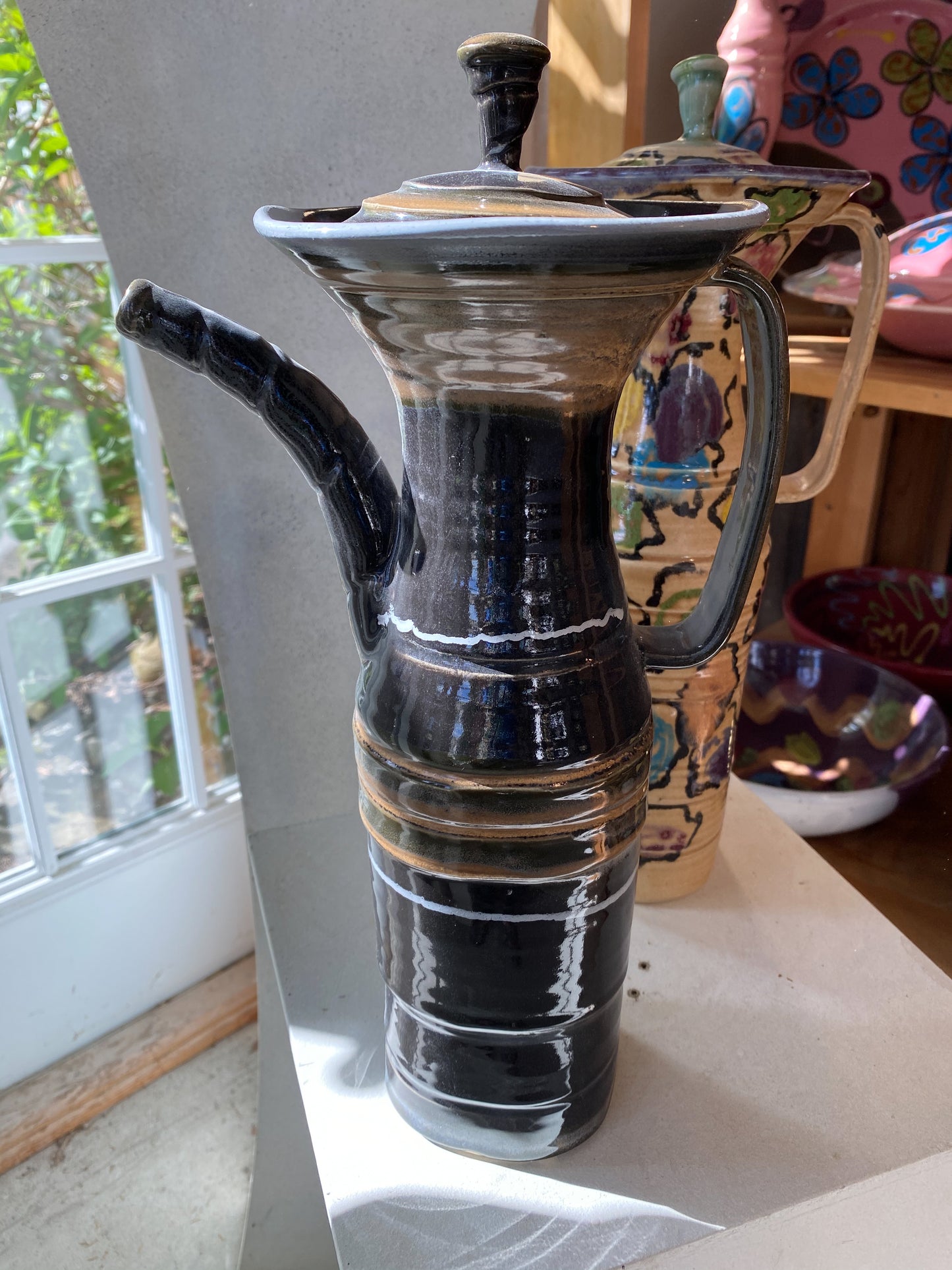 Tiger Stripe Teapot - Lasser Ceramics