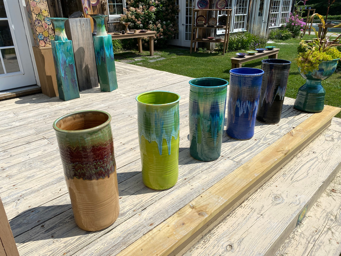 Spanish Umbrella Stand - Lasser Ceramics