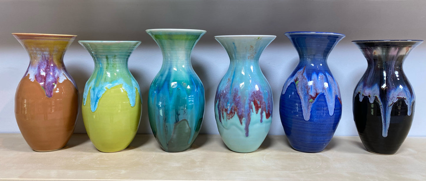 Teal Petite Vase - Lasser Ceramics