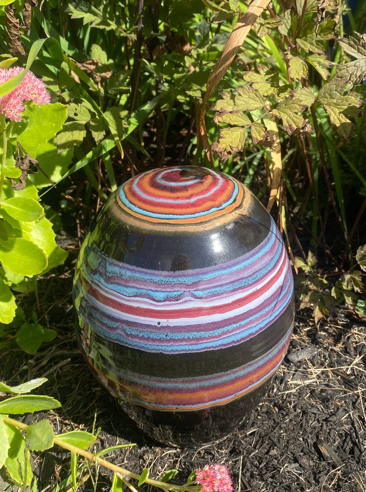 Black Out Garden Orbs - Lasser Ceramics