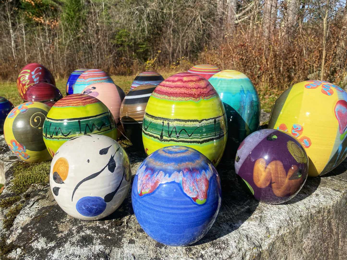 Pearl Garden Orbs - Lasser Ceramics