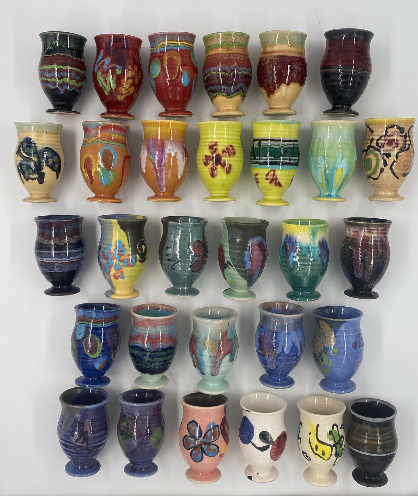 Asteroid Red Demi - Lasser Ceramics