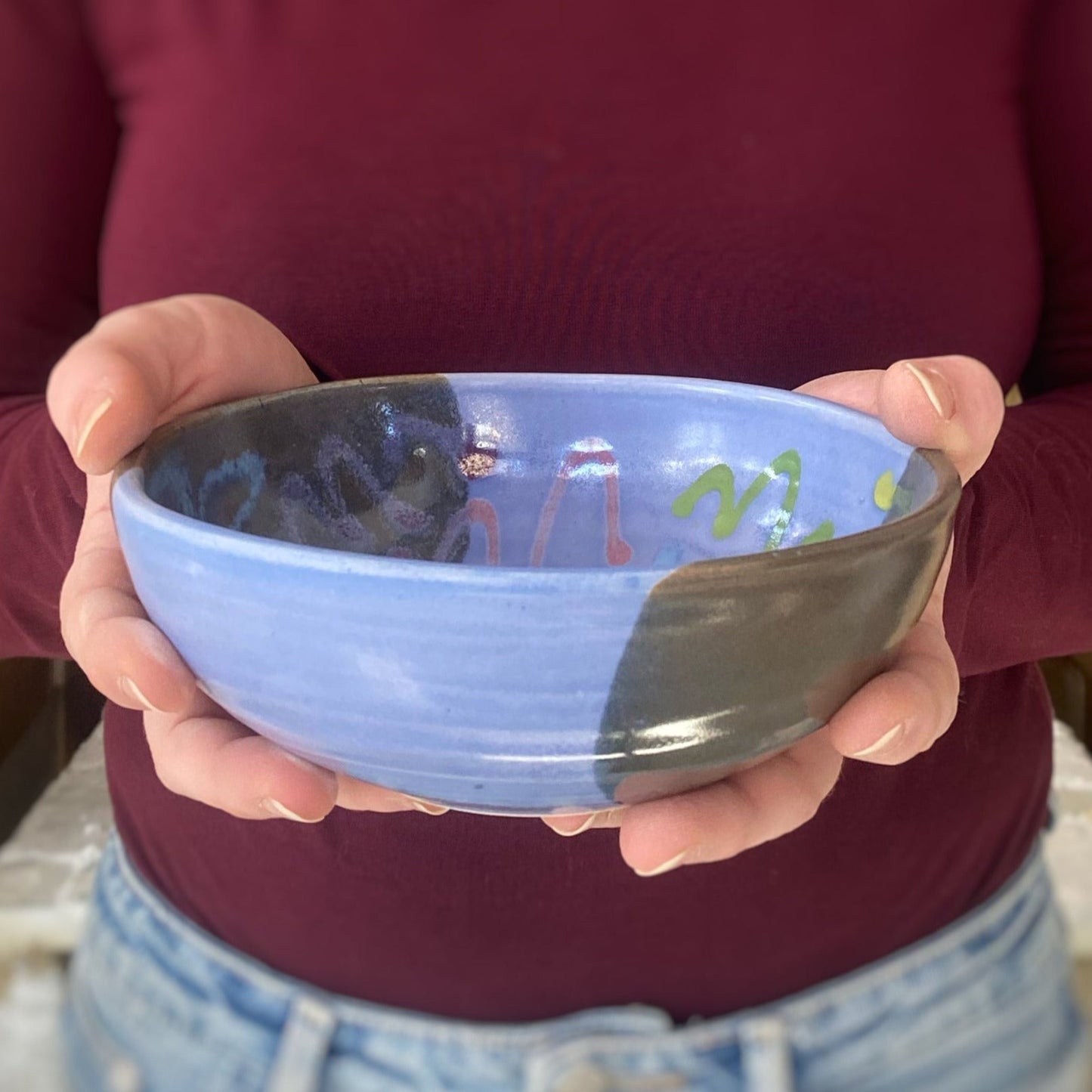 Blue Craze Baby Bowl - Lasser Ceramics