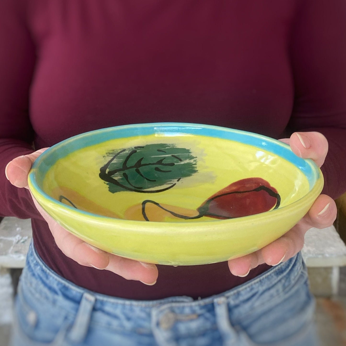 Volcano Dinner Bowl - Lasser Ceramics