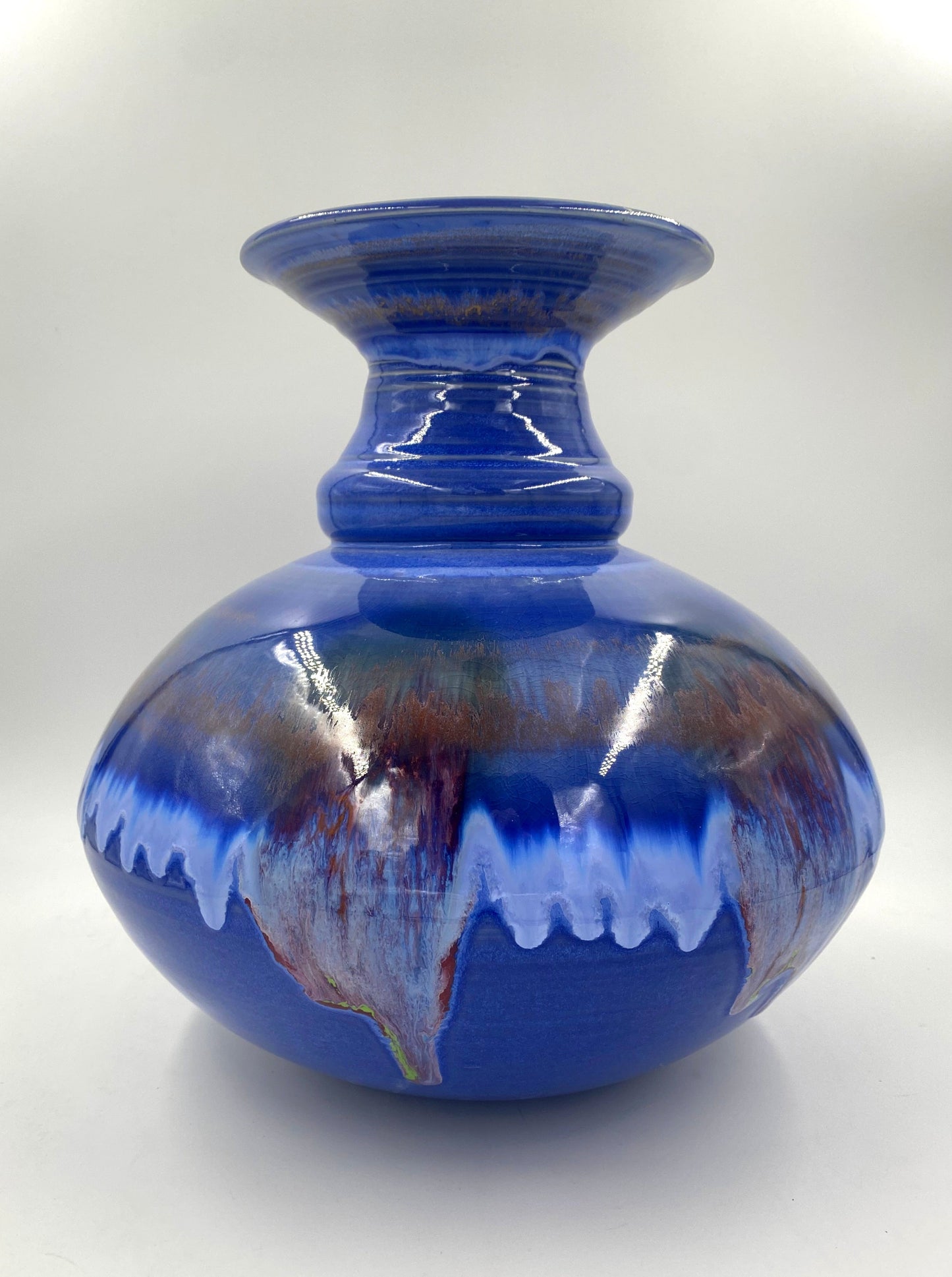 Blue Moon Spittoon - Lasser Ceramics