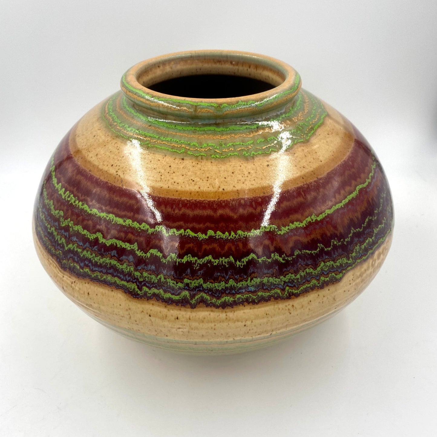 Spanish Globe Vase - Lasser Ceramics