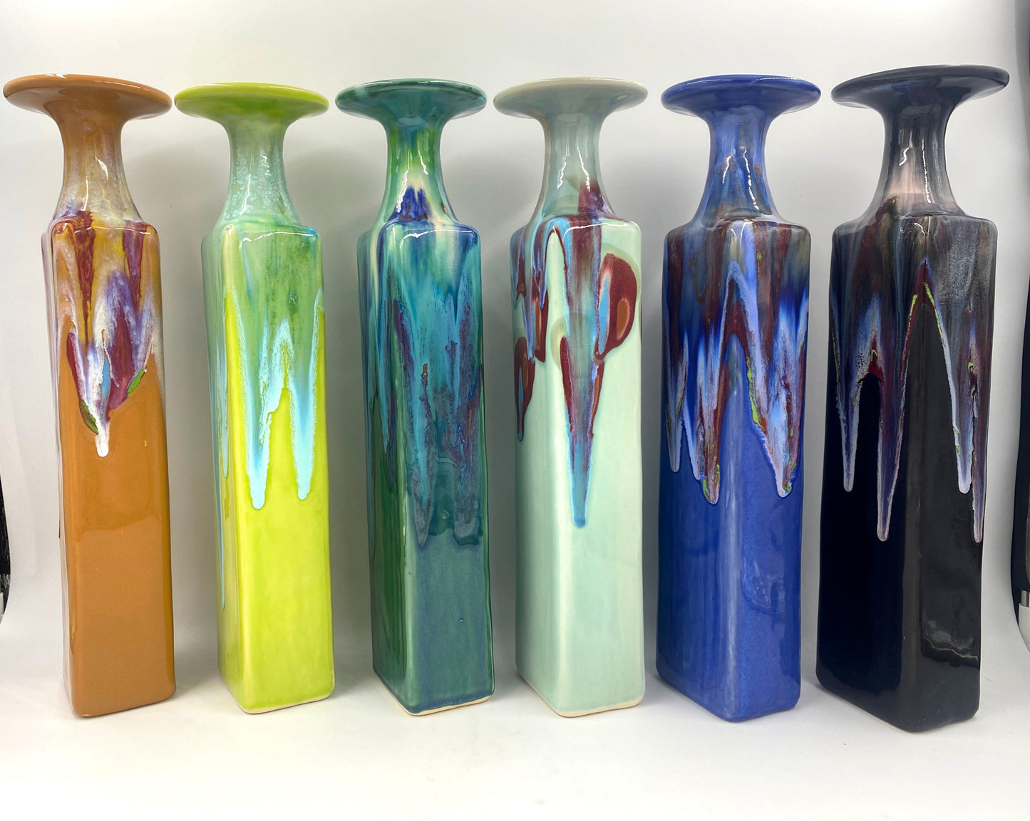 Pearl Square Bottle - Lasser Ceramics