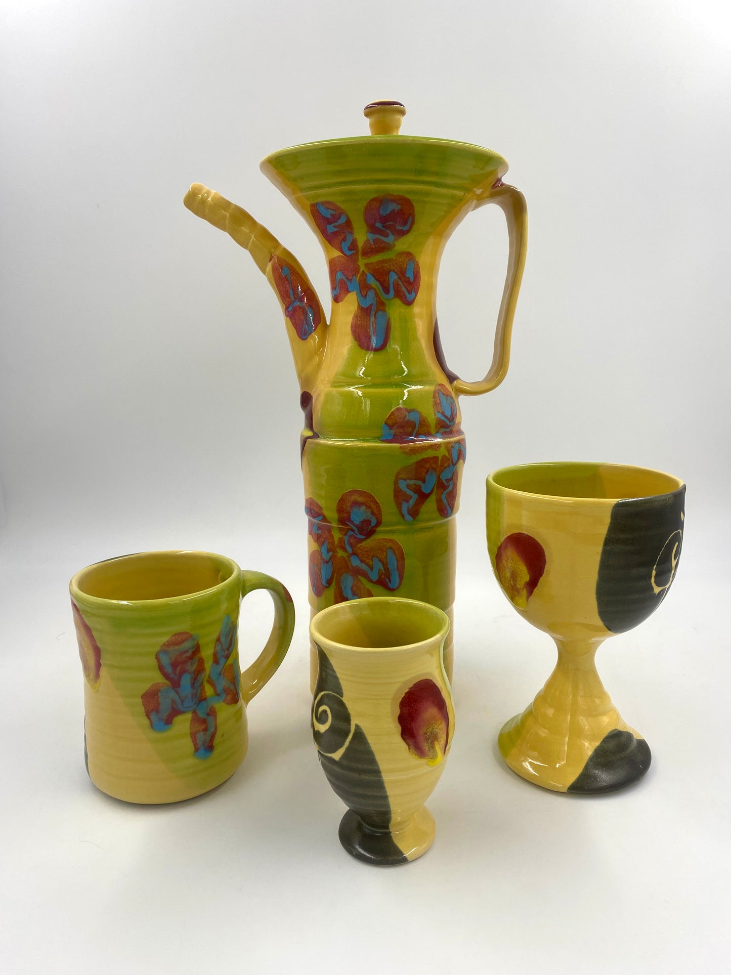 Marigold Poppy Demi - Lasser Ceramics