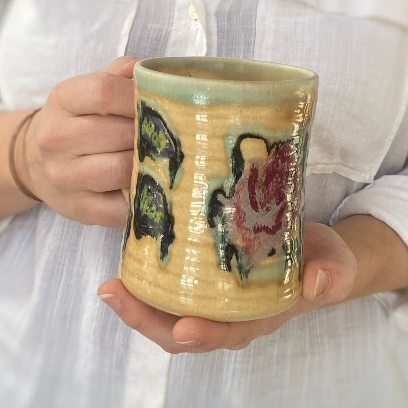 Vermont Rose Mug - Lasser Ceramics