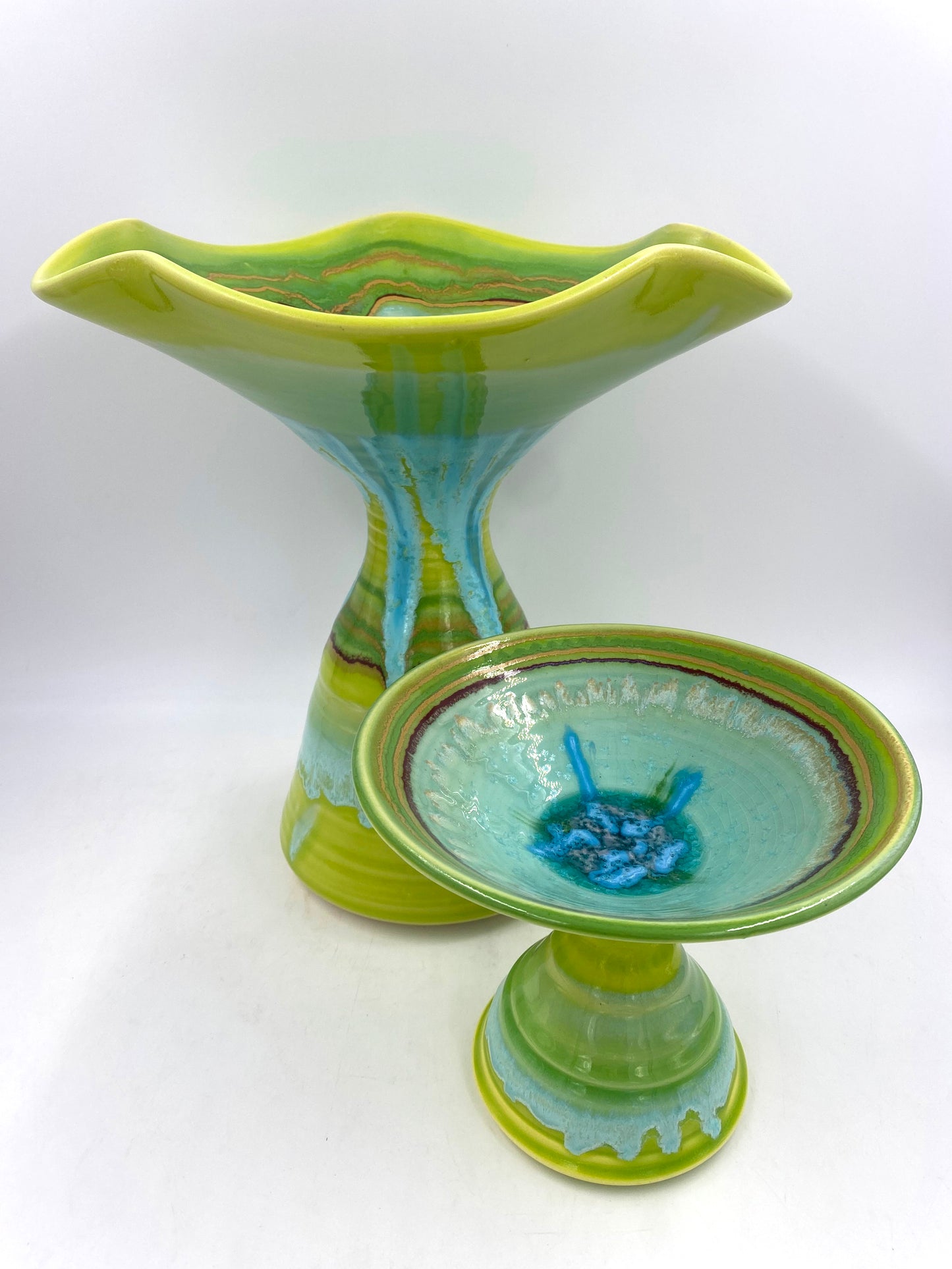 Ocean Compote Bowl - Lasser Ceramics