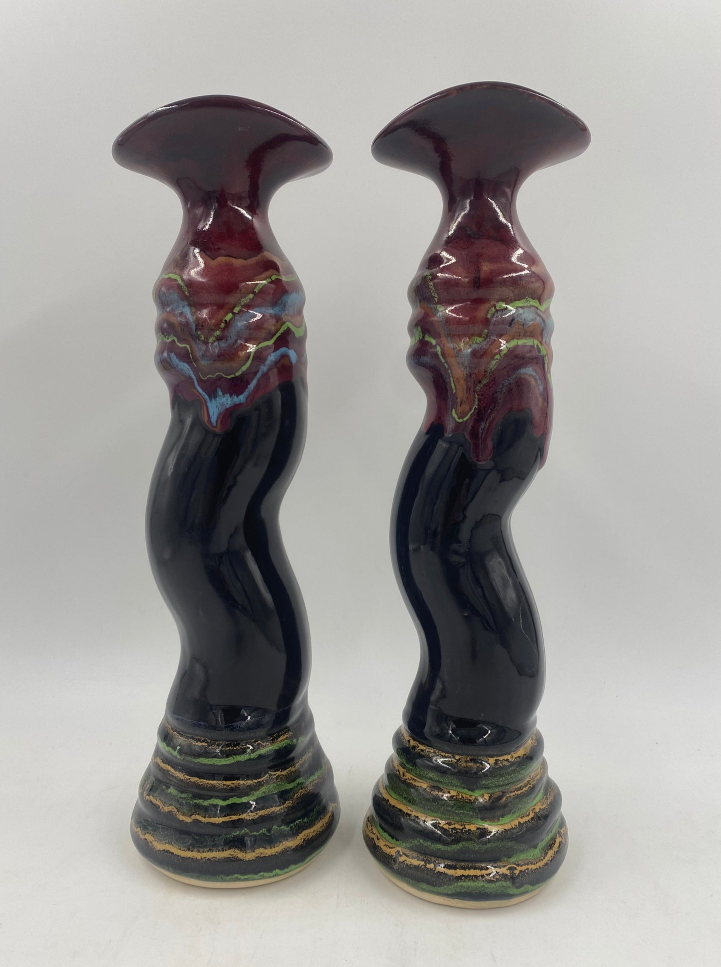 Spanish Night Candlestick - Lasser Ceramics