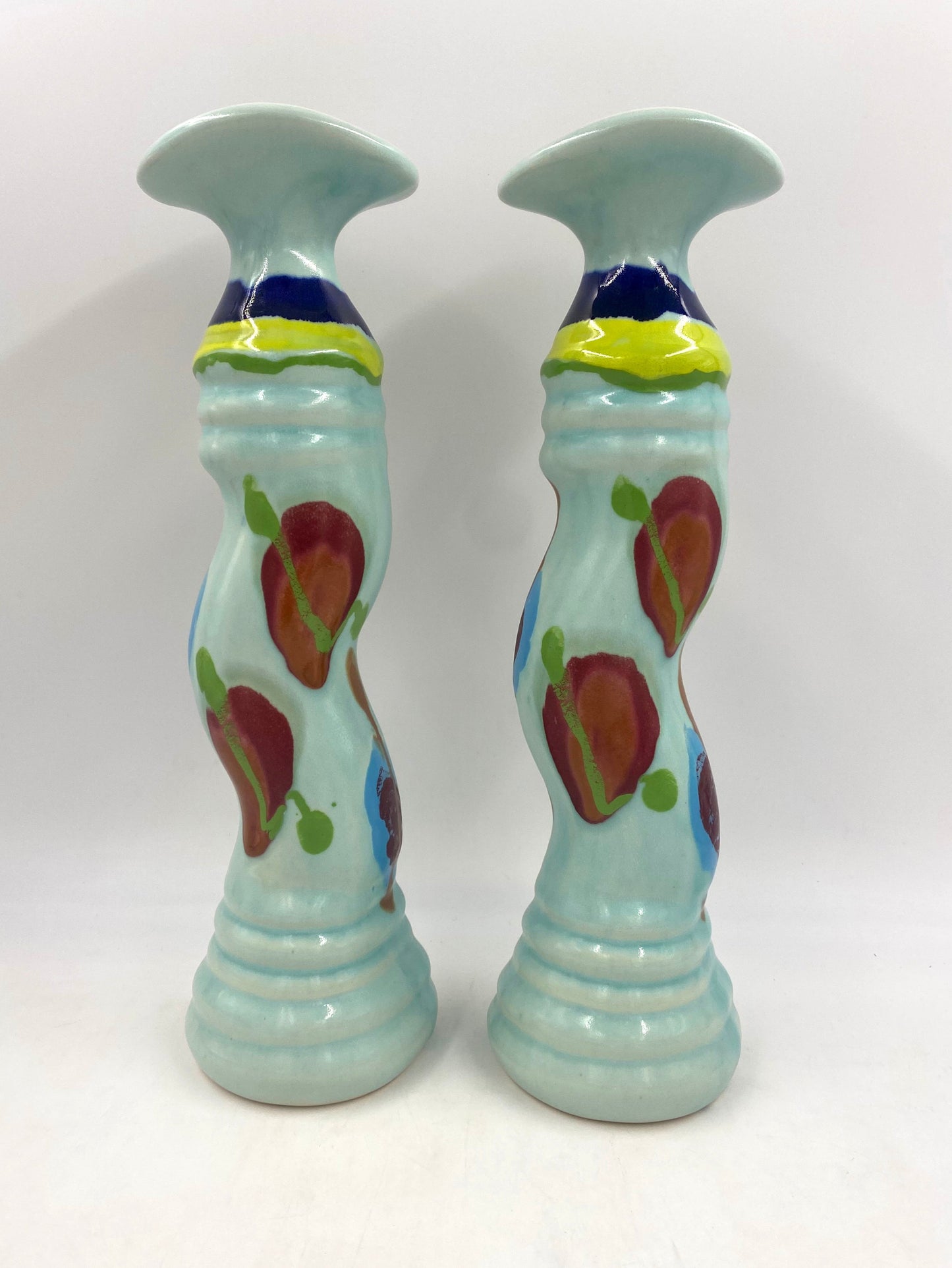 Jaded Candlestick - Lasser Ceramics