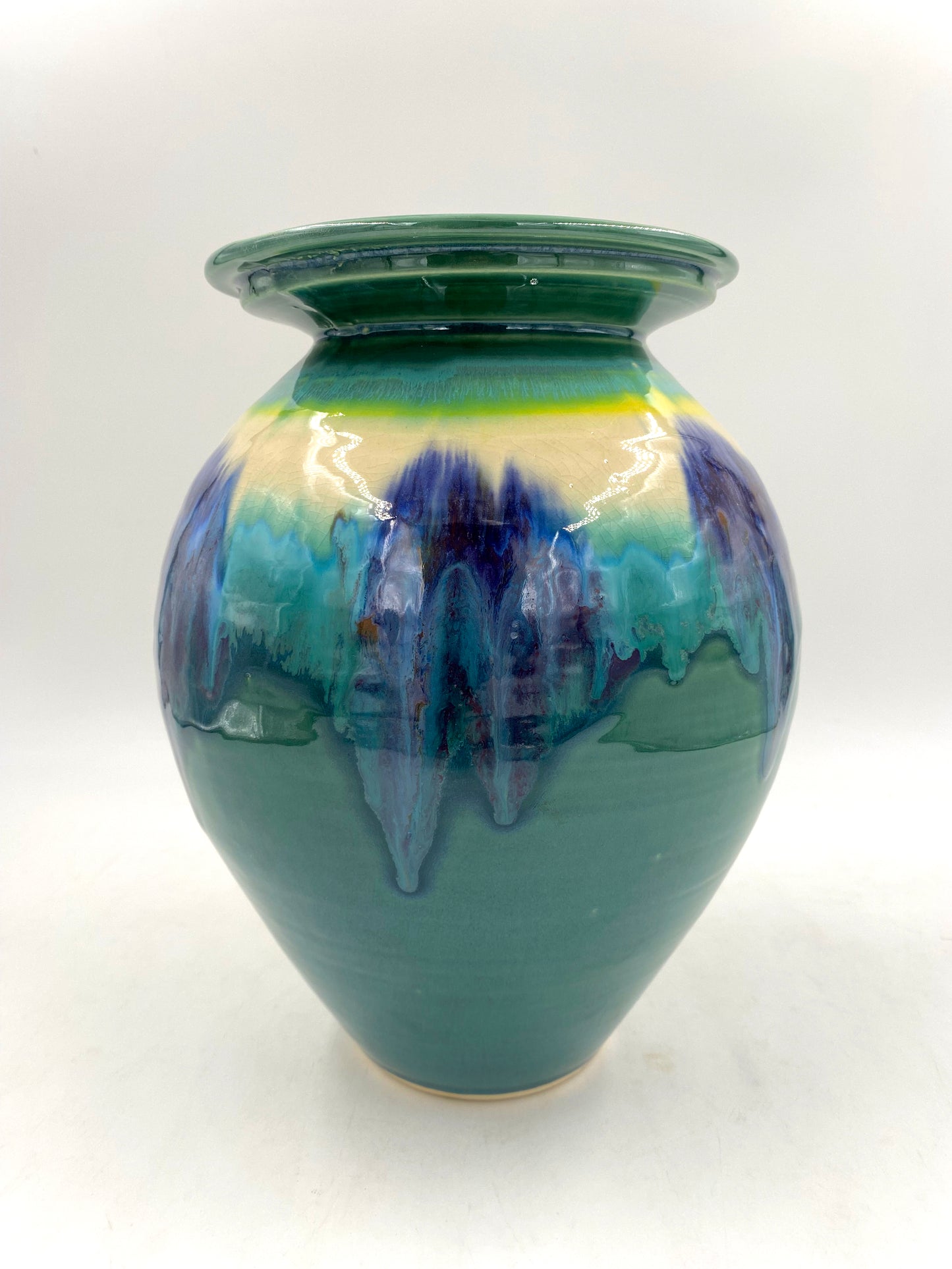 Teal Classic Vase - Lasser Ceramics