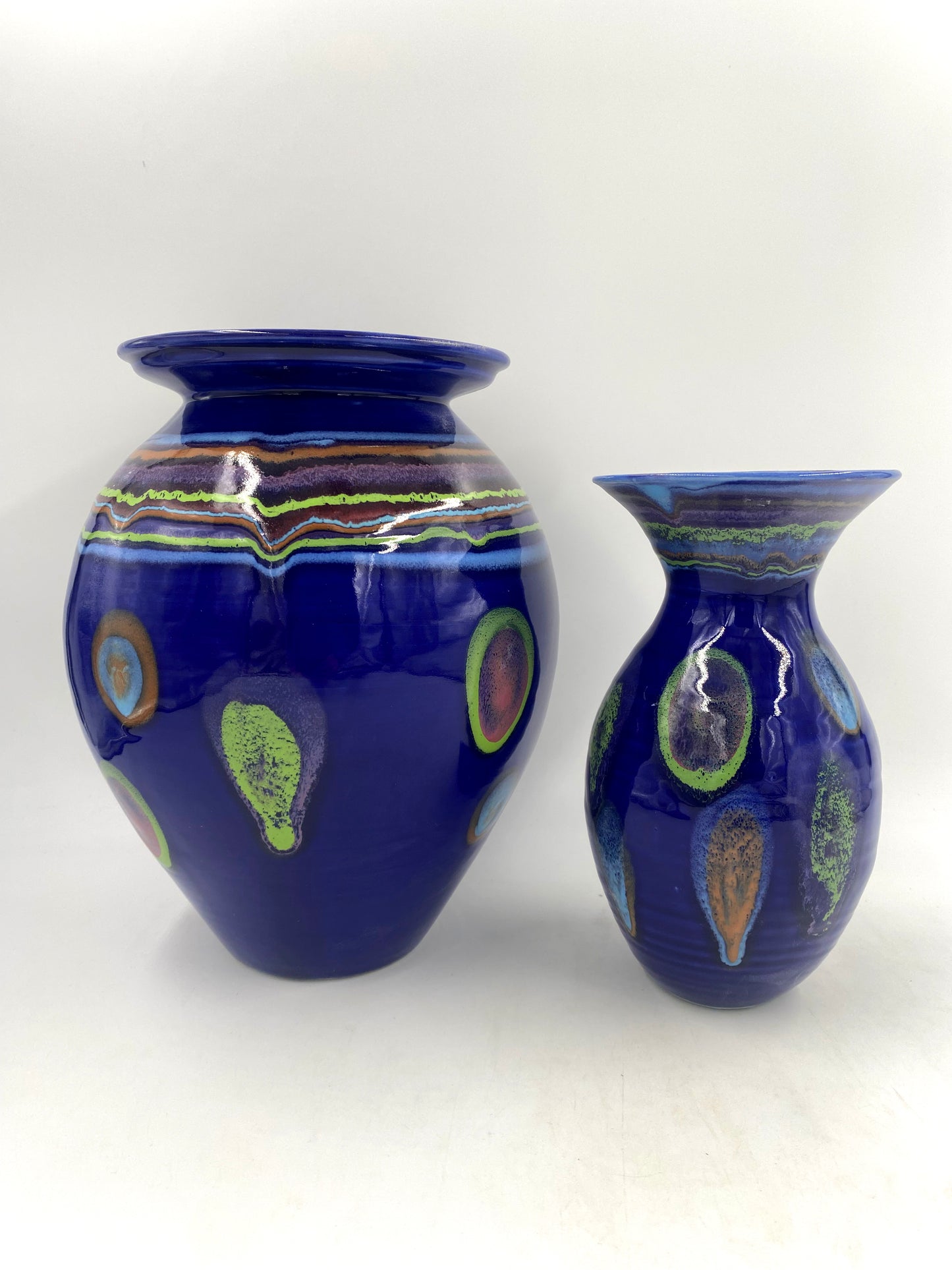 Galaxy Blue Classic Vase - Lasser Ceramics
