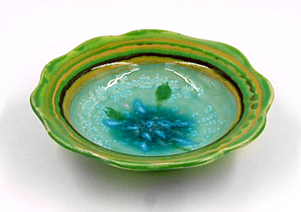 Ocean Carved Rim Bowl