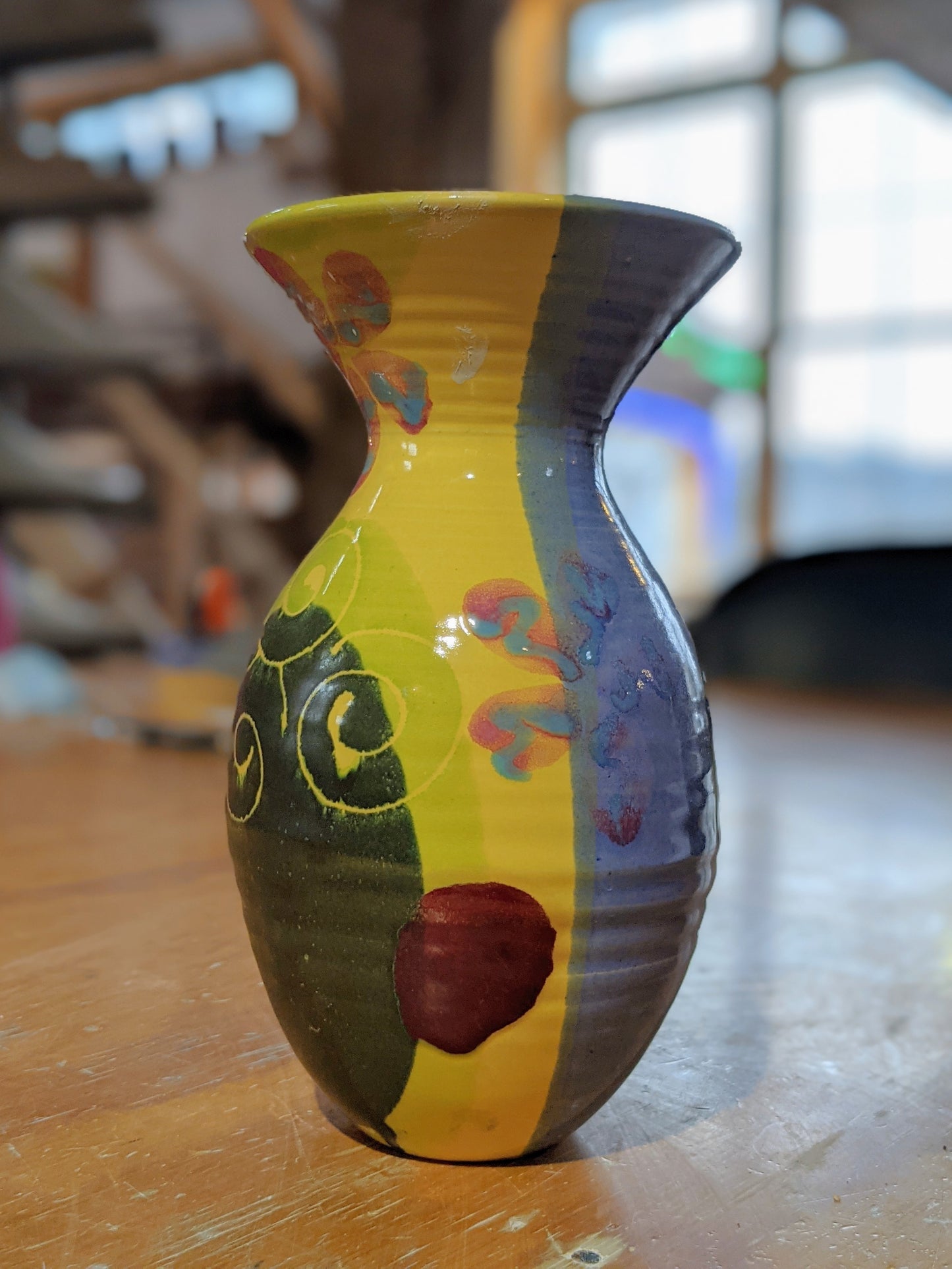 Mardi Gras Petite Vase