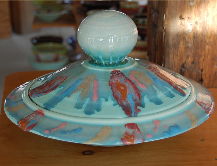 Sand Dollar Casserole Dish - Lasser Ceramics