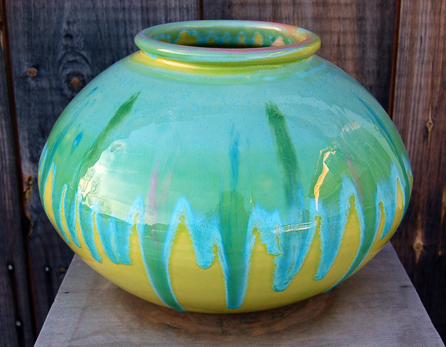 Ocean Globe Vase - Lasser Ceramics