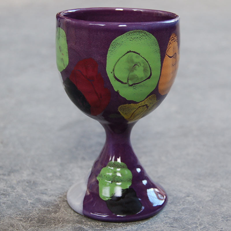 Fifty-Fifty Goblet - Lasser Ceramics