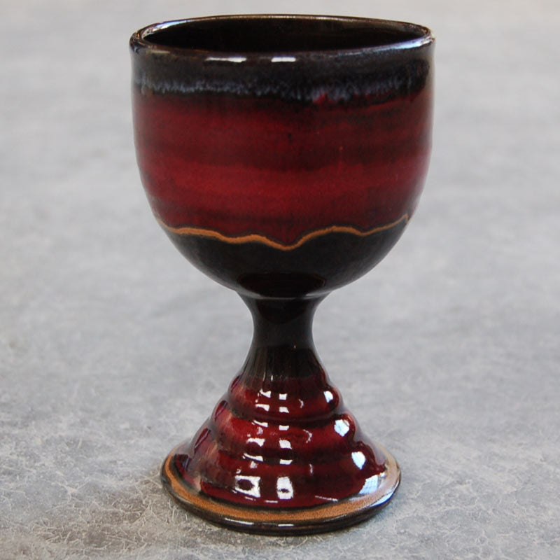 Midnight Tulip Goblet