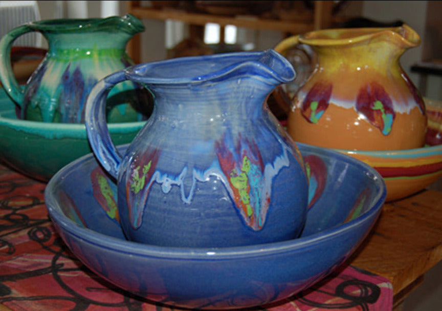 Blue Moon Serving Bowl - Lasser Ceramics