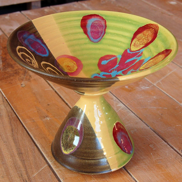 Marigold Poppy Monkey Bowl - Lasser Ceramics