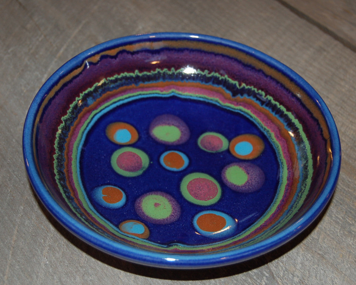 Galaxy Blue Dinner Bowl - Lasser Ceramics