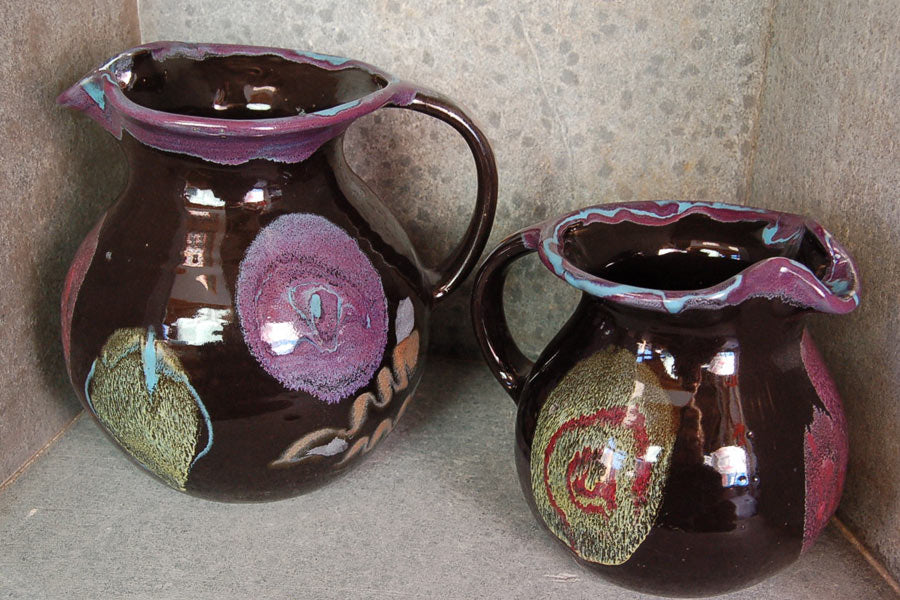 Black Out Pitcher - Lasser Ceramics